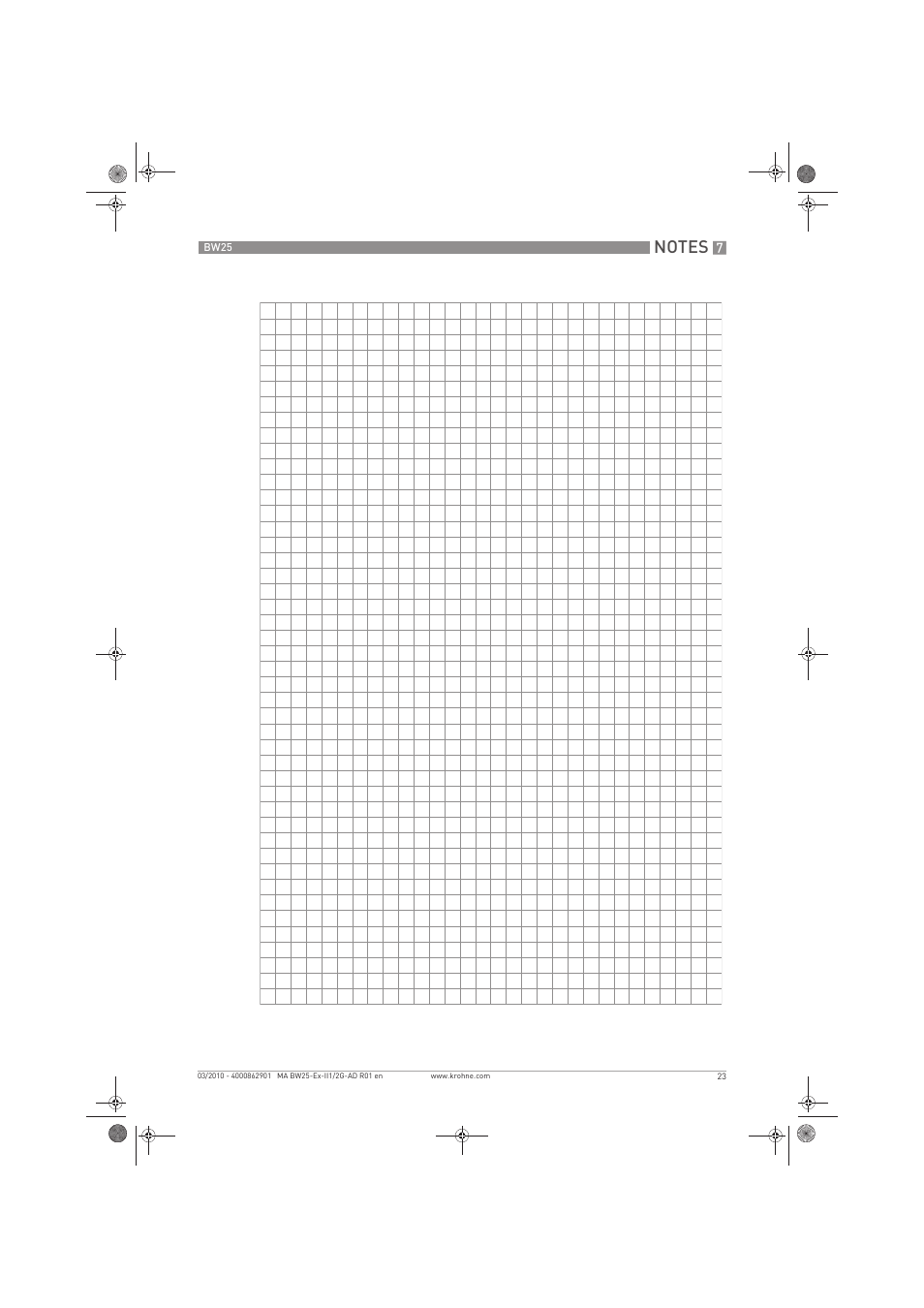KROHNE BW 25 Ex II 1-2 G EN User Manual | Page 23 / 24