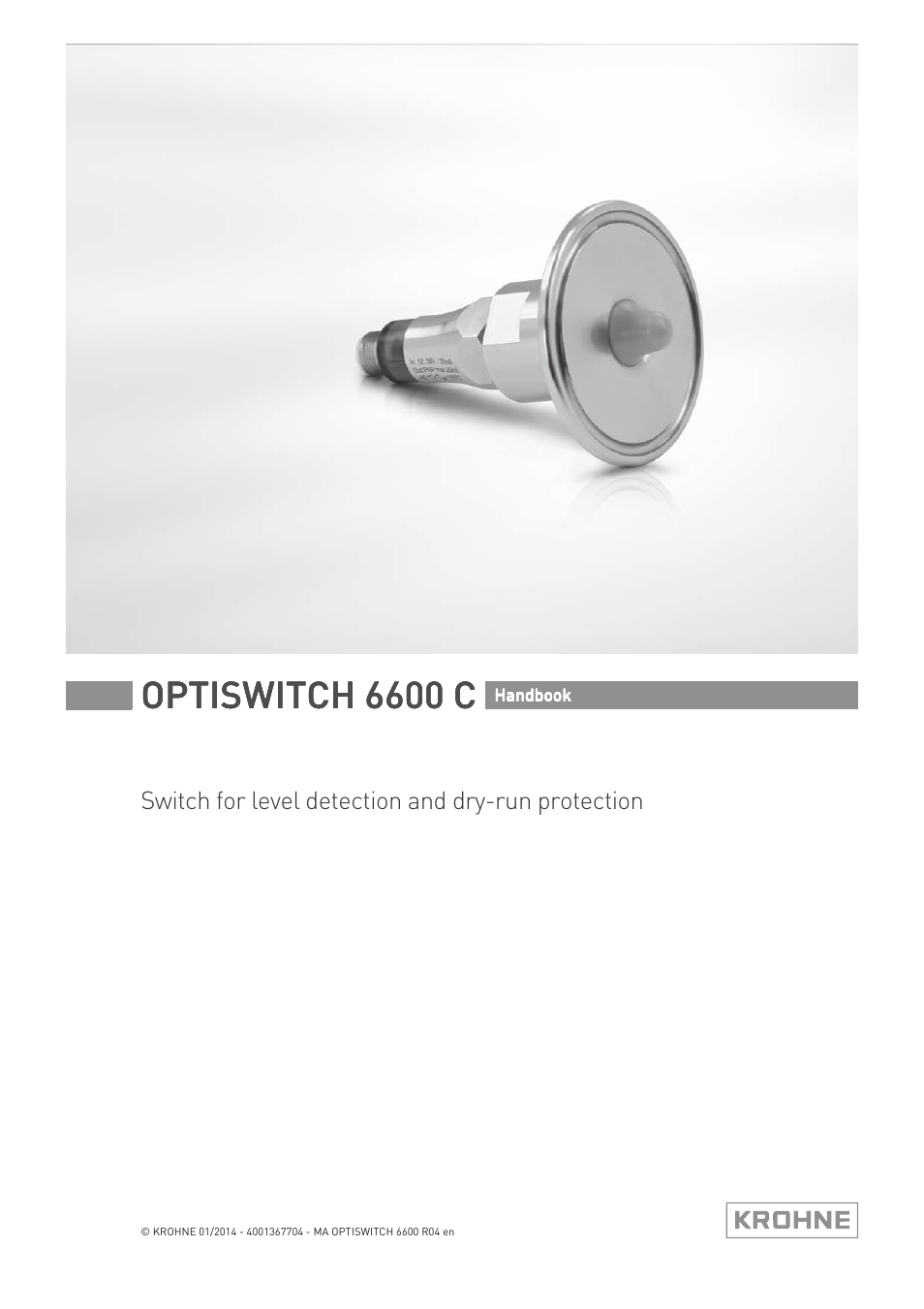 KROHNE OPTISWITCH 6600 C EN User Manual | 28 pages