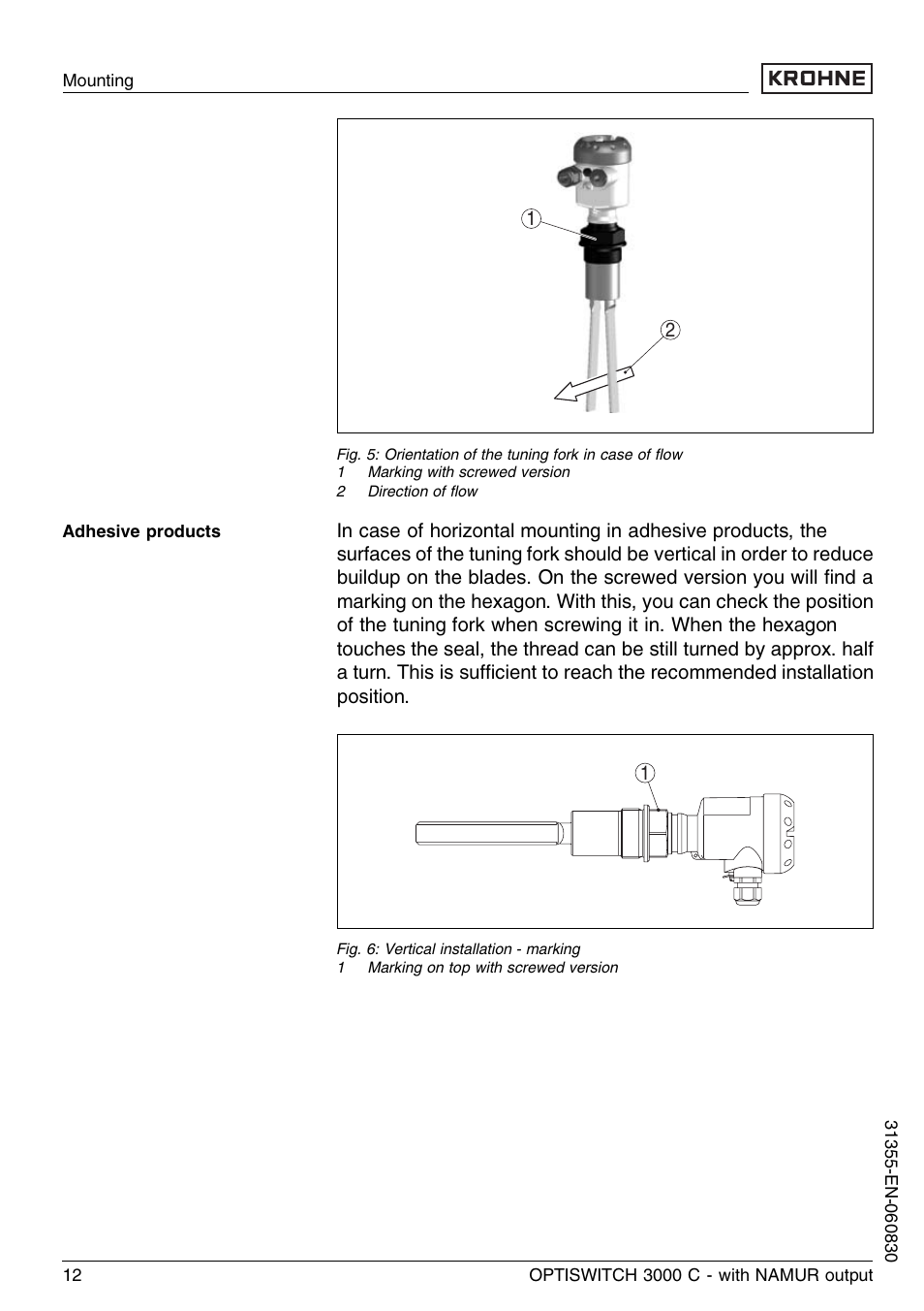 KROHNE OPTISWITCH 3000C NAMUR EN User Manual | Page 12 / 28