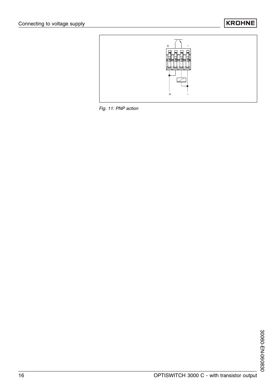 KROHNE OPTISWITCH 3000C Transistor EN User Manual | Page 16 / 32