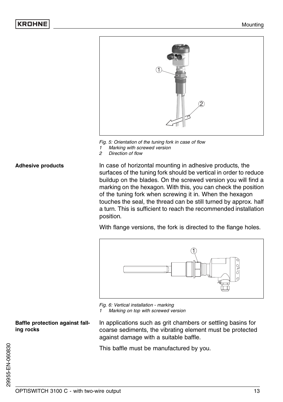 KROHNE OPTISWITCH 3100C 2wire EN User Manual | Page 13 / 36