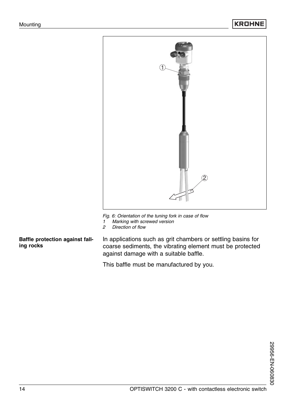 KROHNE OPTISWITCH 3200C Contactless EN User Manual | Page 14 / 36