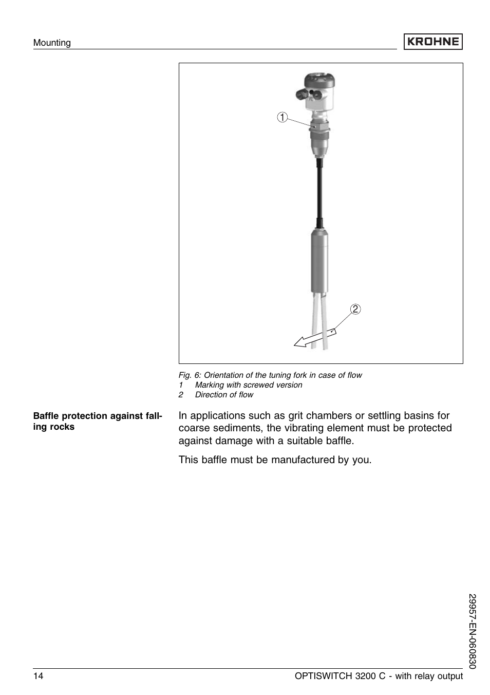 KROHNE OPTISWITCH 3200C Relay EN User Manual | Page 14 / 36