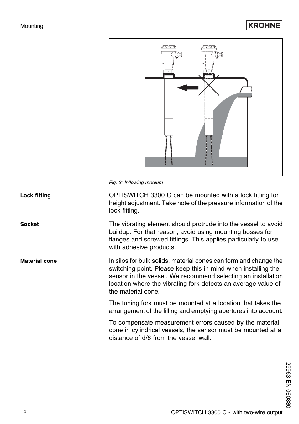 KROHNE OPTISWITCH 3300C 2wire EN User Manual | Page 12 / 36