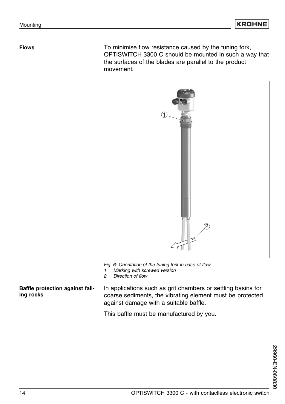 KROHNE OPTISWITCH 3300C Contactless EN User Manual | Page 14 / 36
