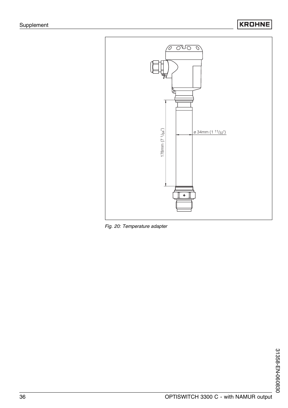 KROHNE OPTISWITCH 3300C NAMUR EN User Manual | Page 36 / 40