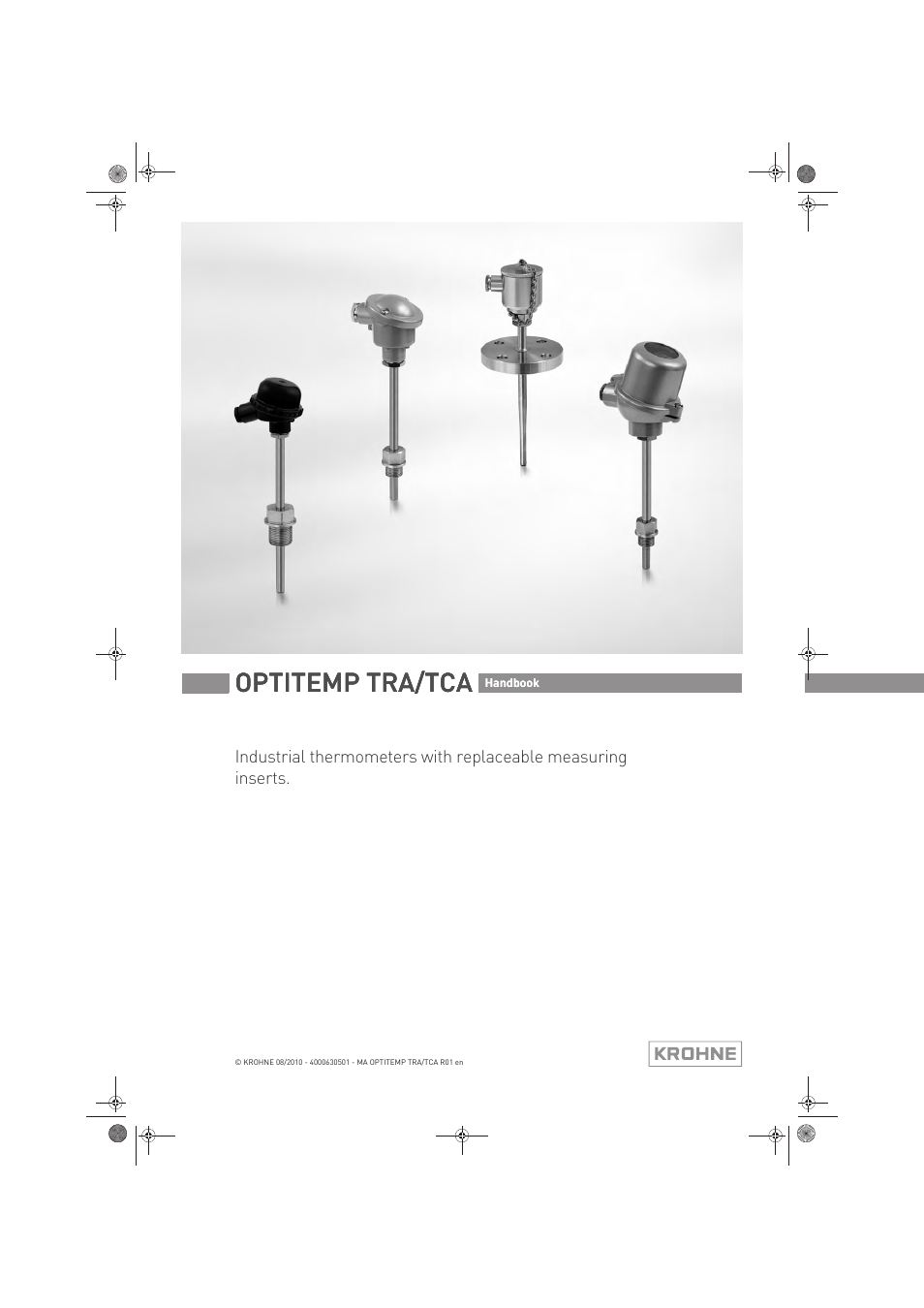 KROHNE OPTITEMP TRA-TCA EN User Manual | 60 pages