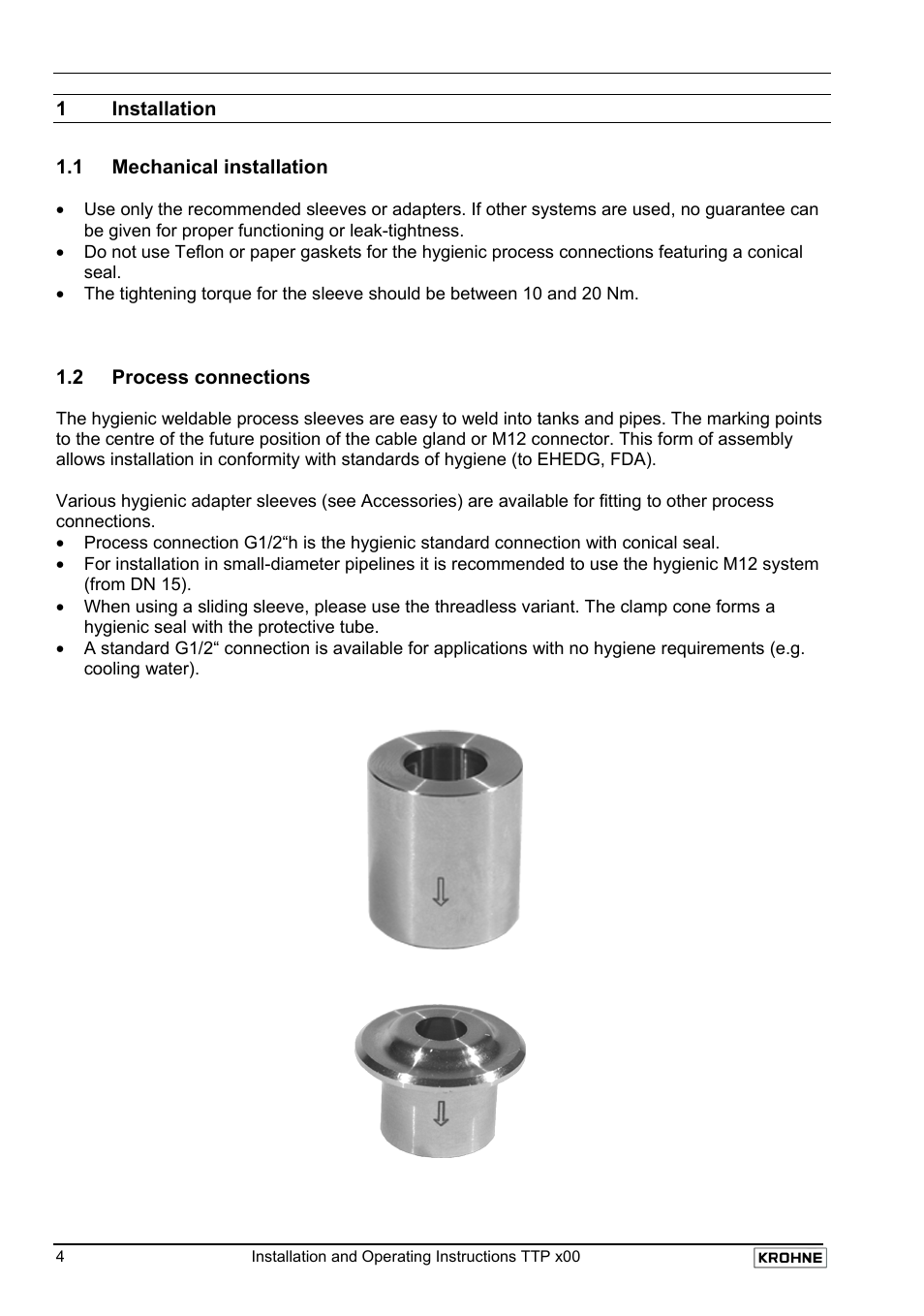 KROHNE TTP 400 EN User Manual | Page 4 / 15