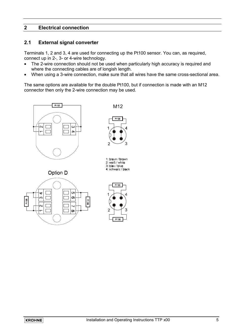 KROHNE TTP 400 EN User Manual | Page 5 / 15