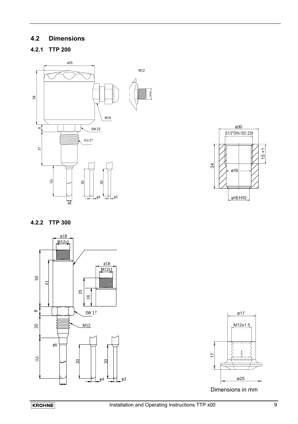 KROHNE TTP 400 EN User Manual | Page 9 / 15