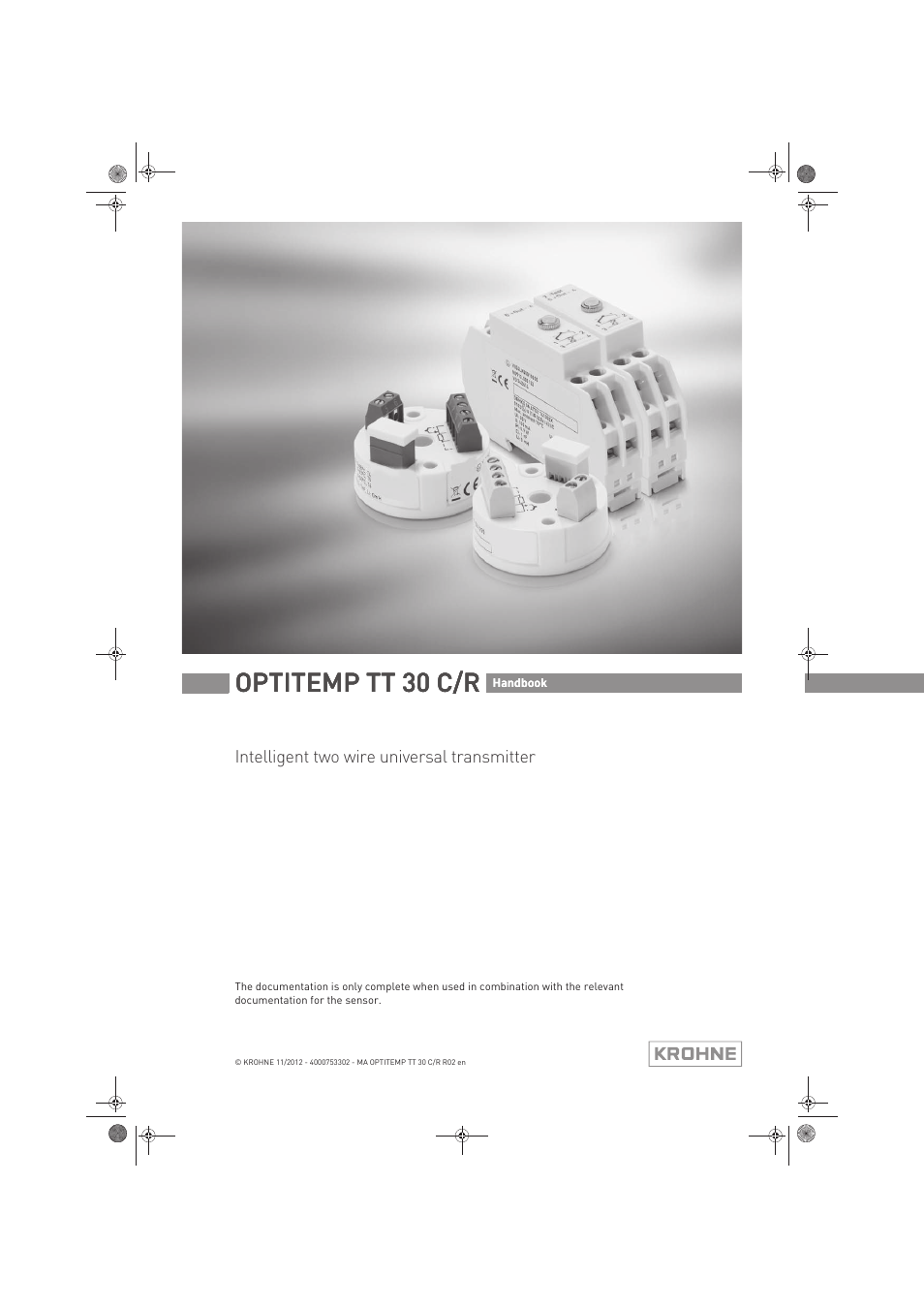 KROHNE OPTITEMP TT 30 C-R EN User Manual | 48 pages