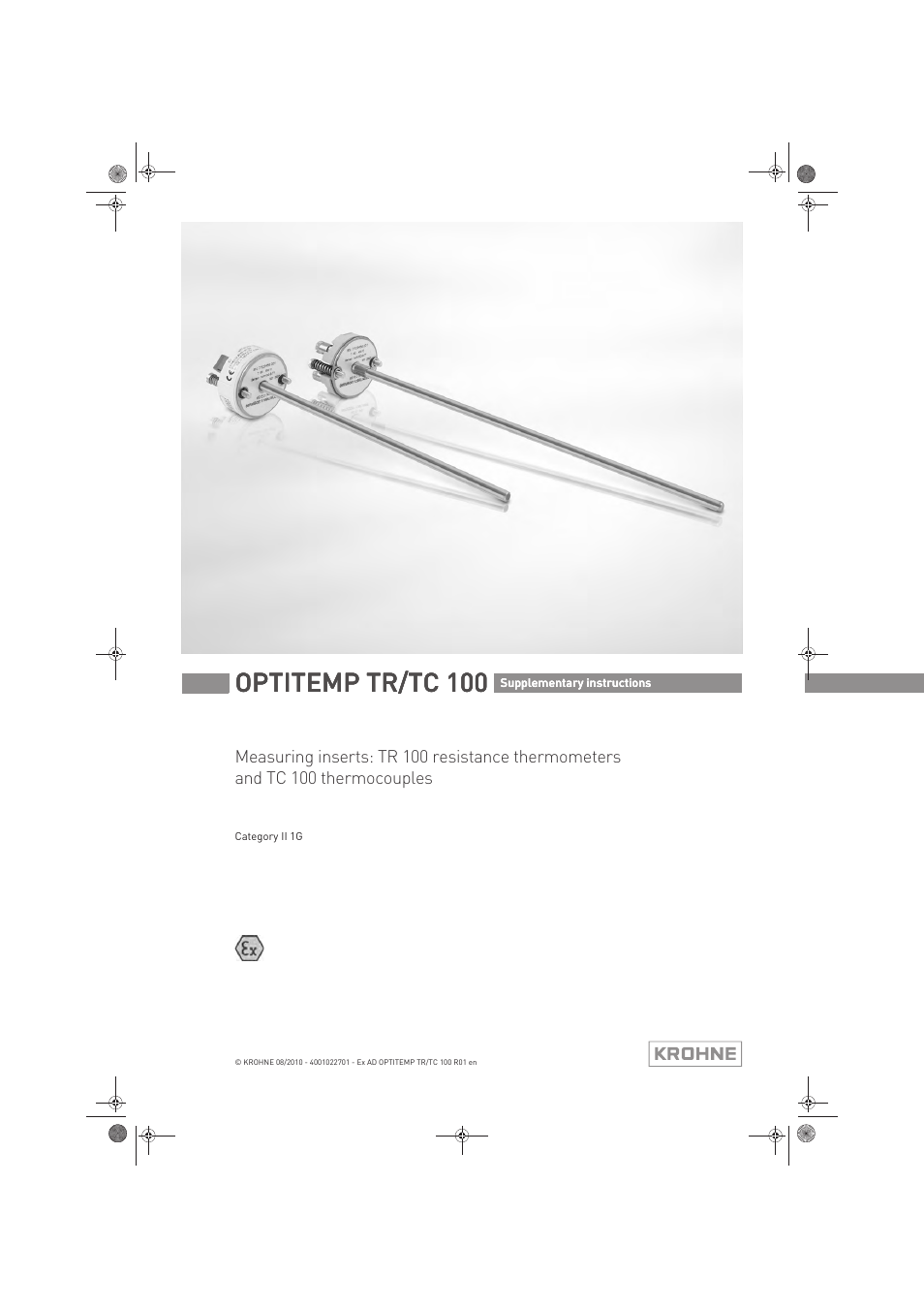 KROHNE OPTITEMP TC 100 Ex EN User Manual | 16 pages