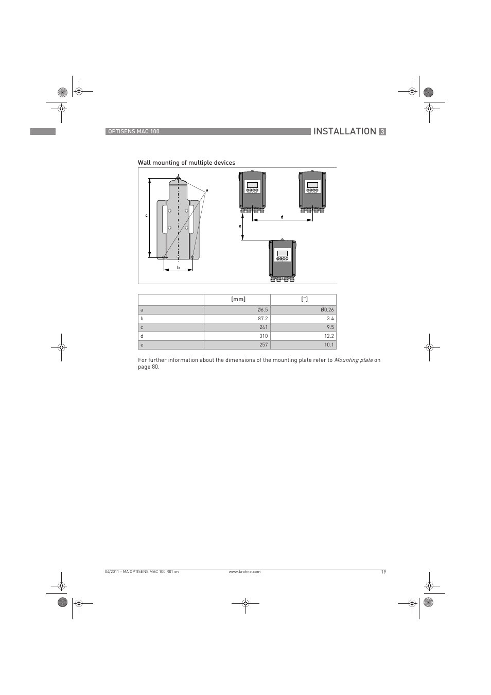 Installation | KROHNE MAC 100 EN User Manual | Page 19 / 84