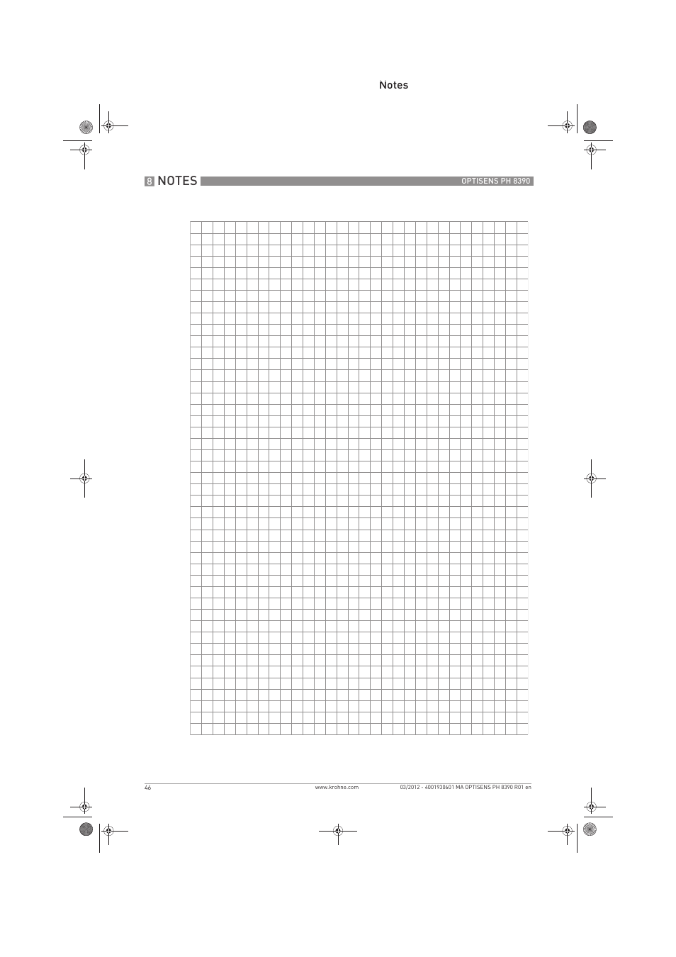 KROHNE OPTISENS PH 8390 EN User Manual | Page 46 / 48