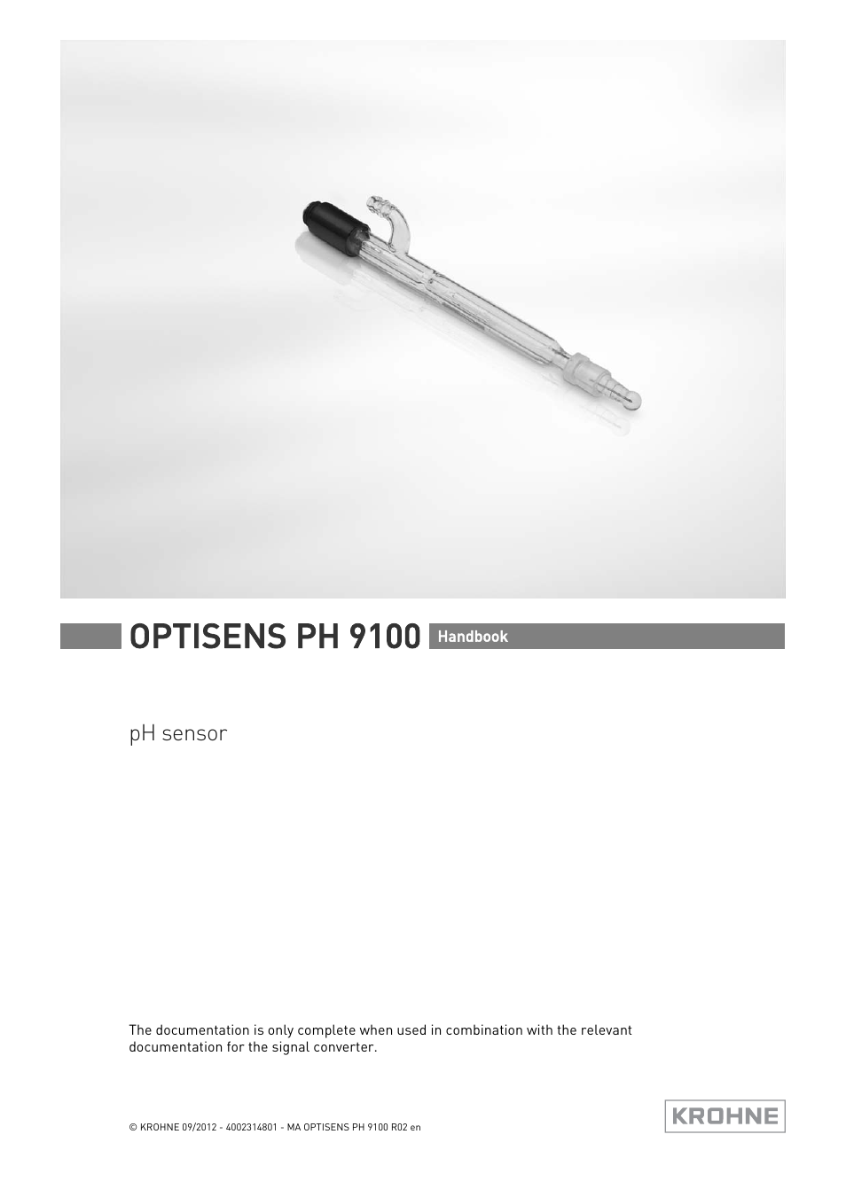 KROHNE OPTISENS PH 9100 EN User Manual | 48 pages