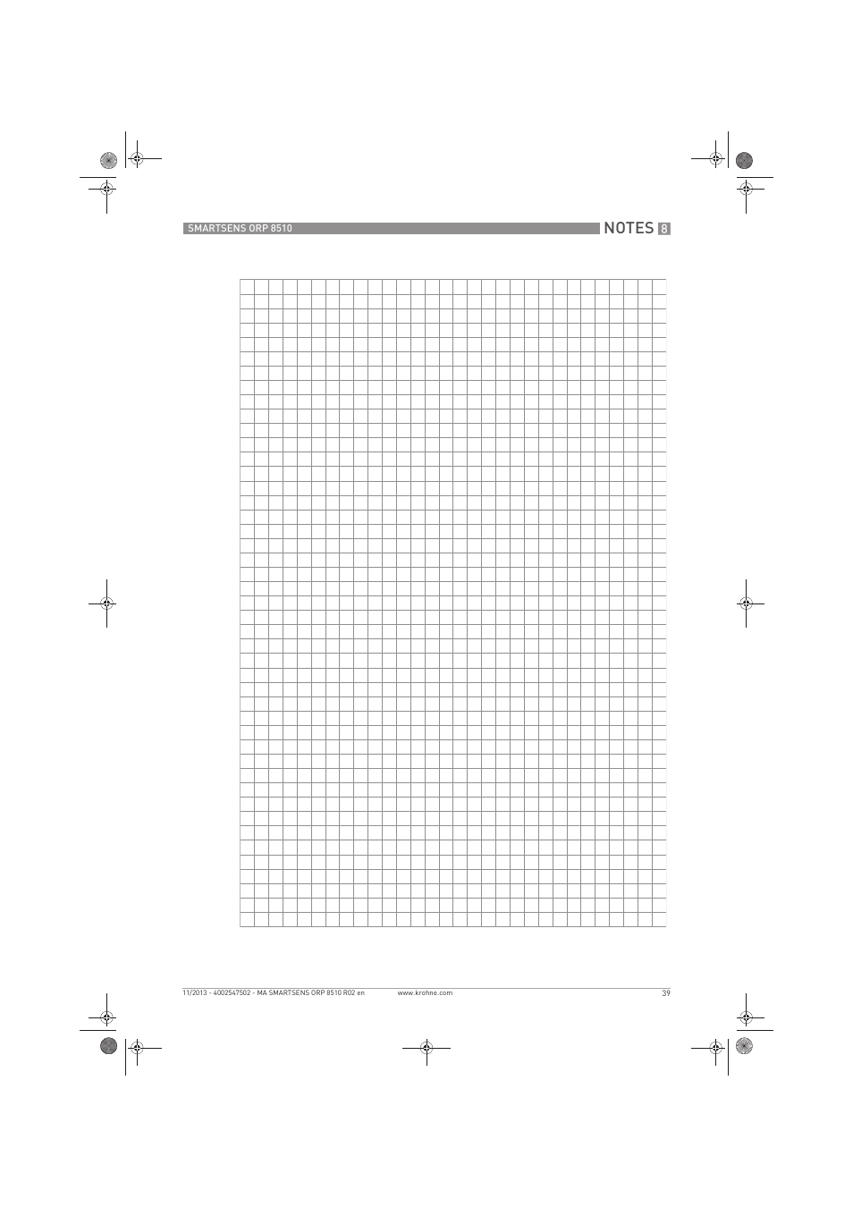 KROHNE SMARTSENS ORP 8510 EN User Manual | Page 39 / 40