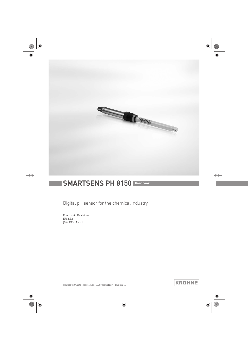 KROHNE SMARTSENS PH 8150 EN User Manual | 44 pages