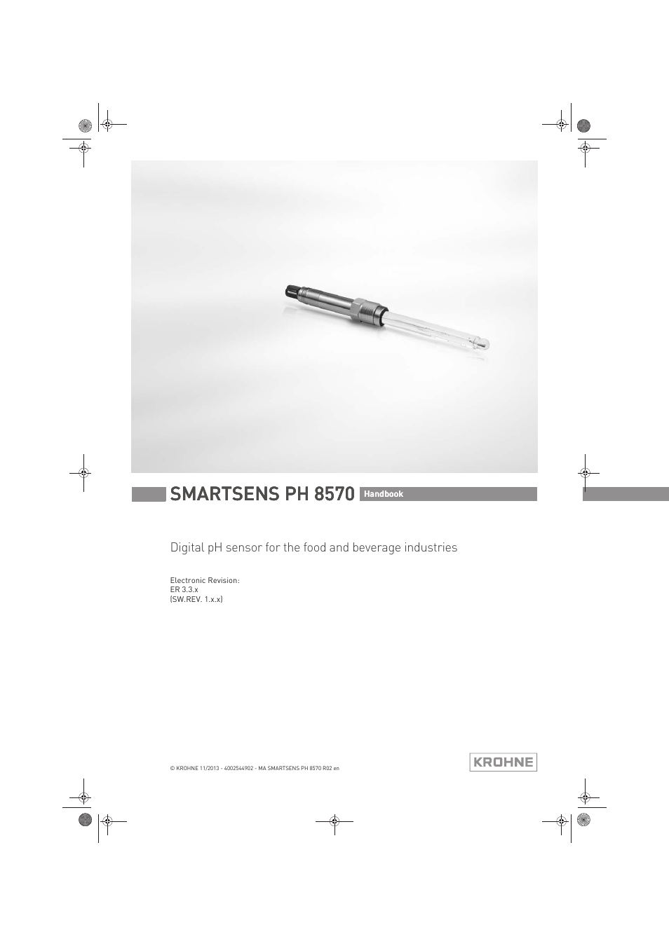 KROHNE SMARTSENS PH 8570 EN User Manual | 44 pages