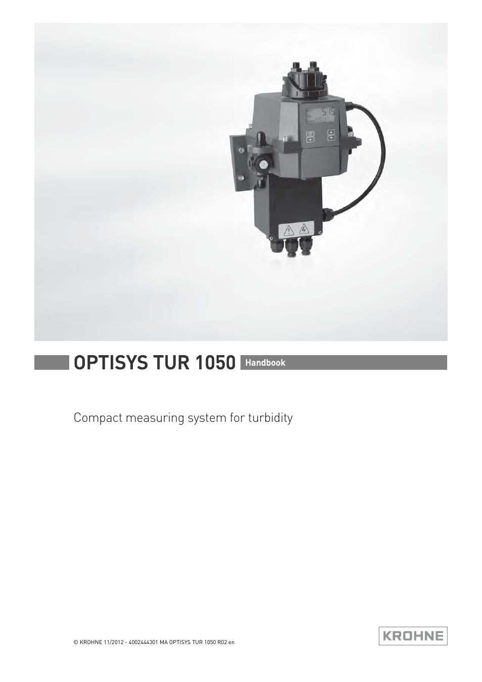 KROHNE OPTISYS TUR 1050 EN User Manual | 60 pages