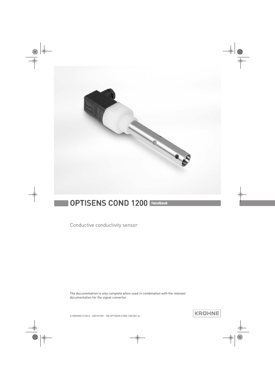 KROHNE OPTISENS COND 1200 EN User Manual | 44 pages