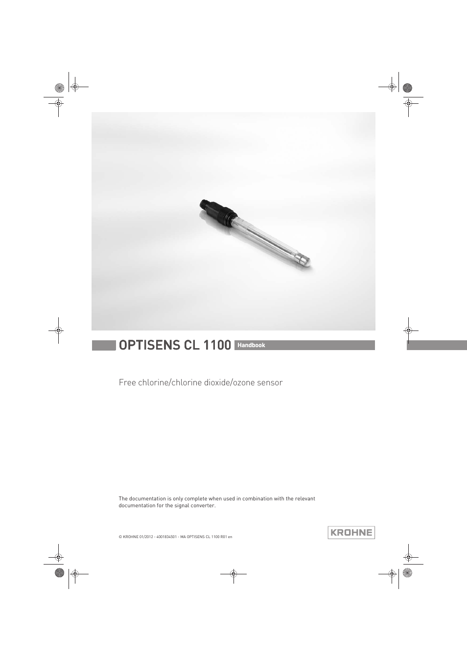 KROHNE OPTISENS CL 1100 EN User Manual | 48 pages