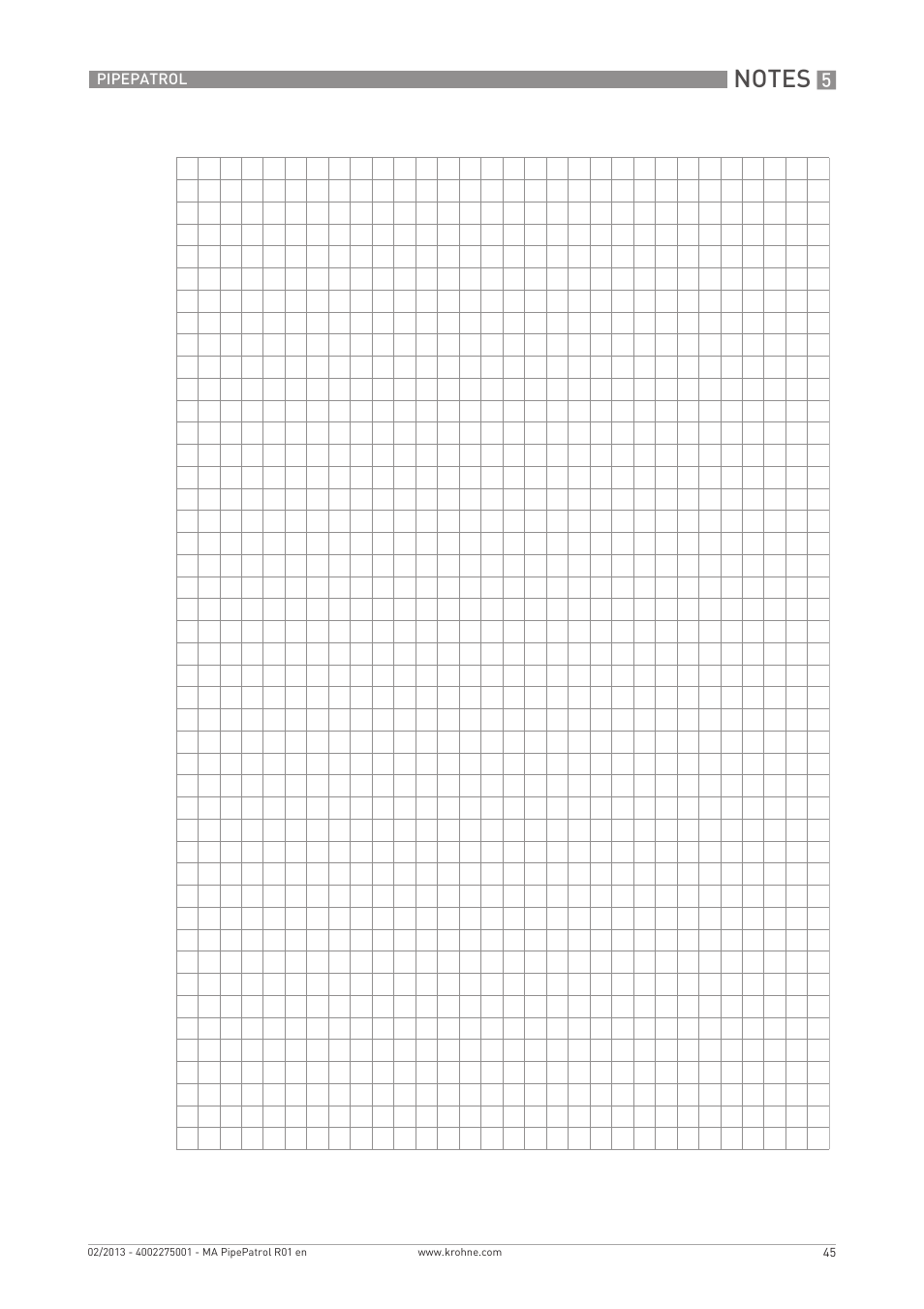 KROHNE PipePatro EN User Manual | Page 45 / 48