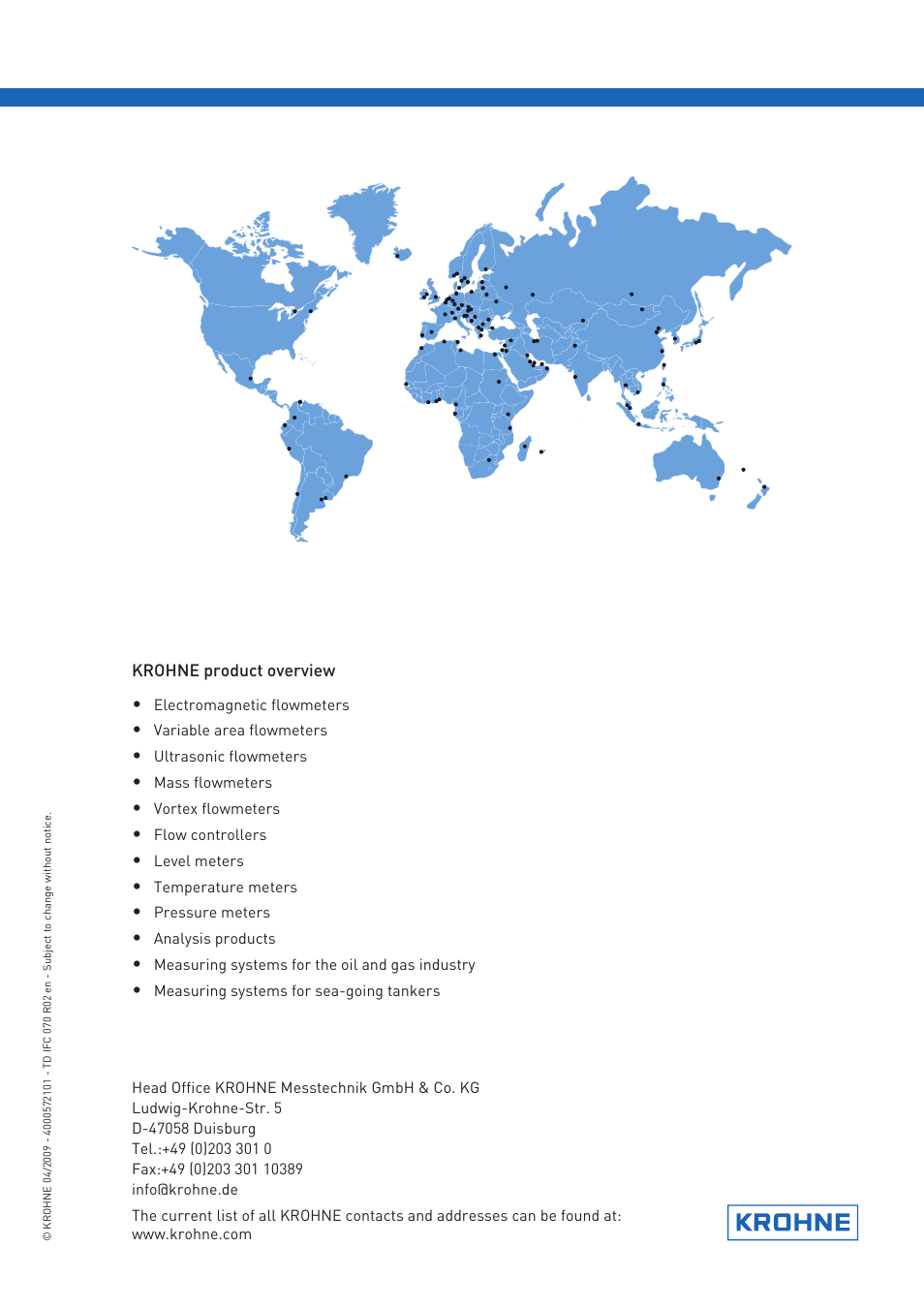 KROHNE IFC 070 Converter EN User Manual | Page 20 / 20