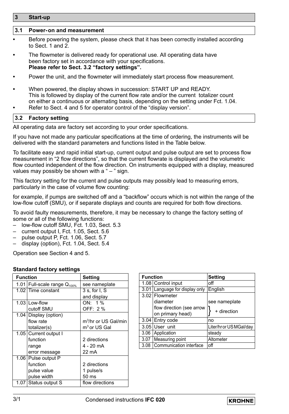 KROHNE IFC 020 Short EN User Manual | Page 14 / 19