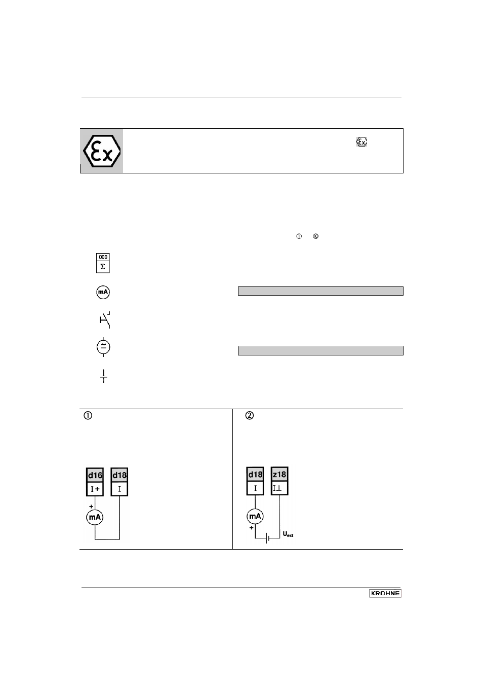 KROHNE IFC 210 E Short EN User Manual | Page 16 / 27