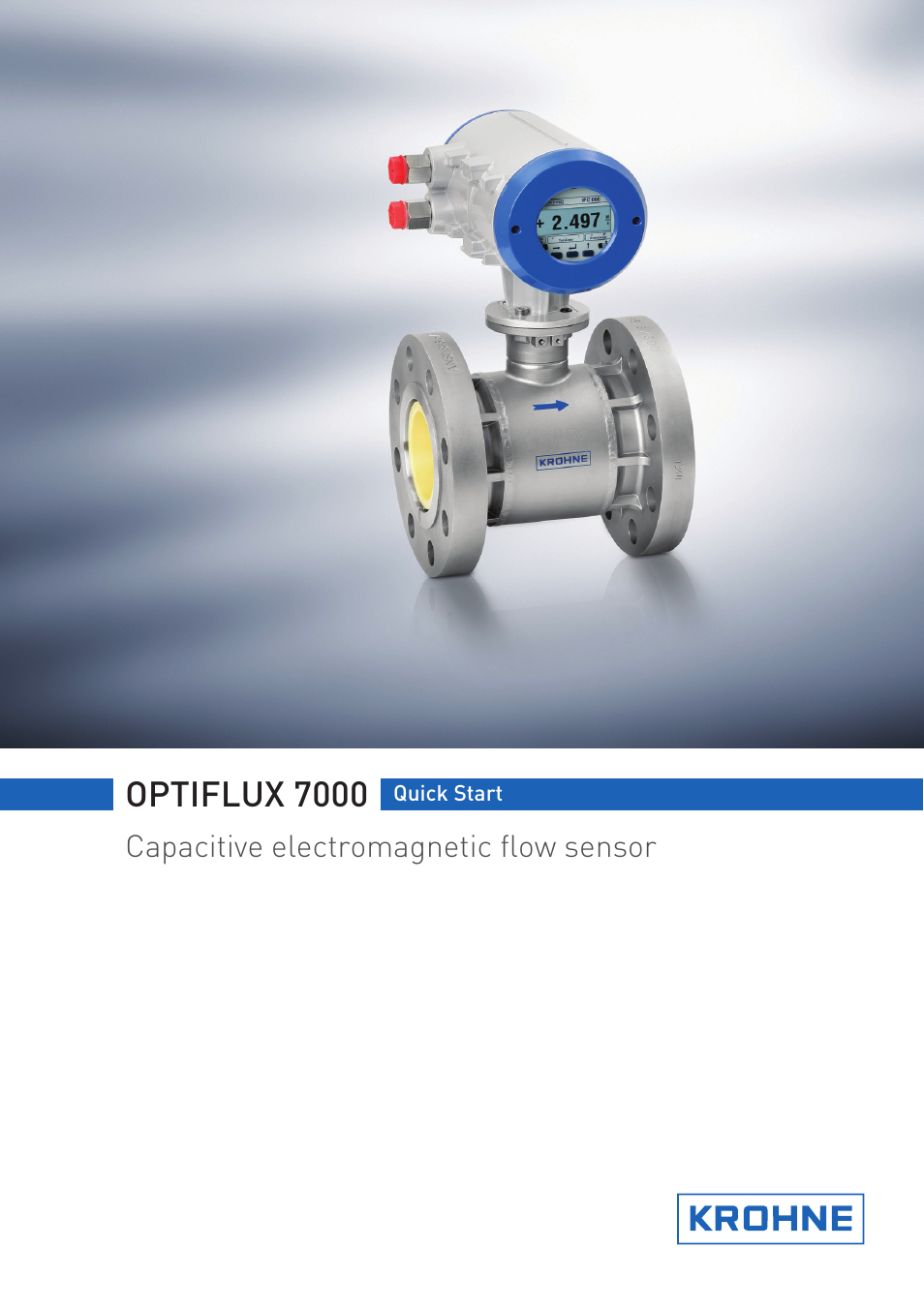 KROHNE OPTIFLUX 7000 Quickstart EN User Manual | 12 pages