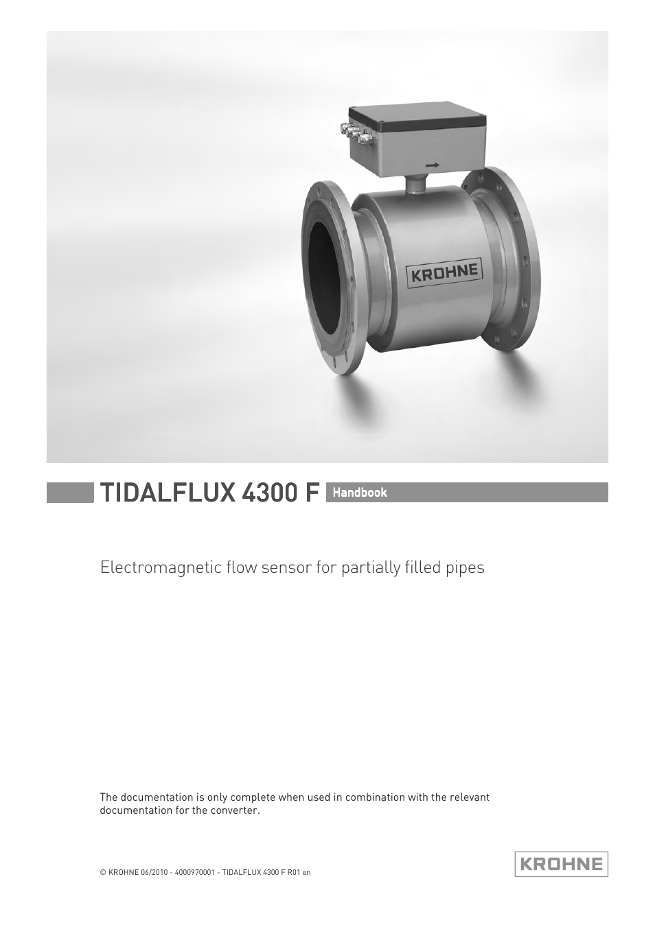 KROHNE TIDALFLUX 4300 F EN User Manual | 40 pages