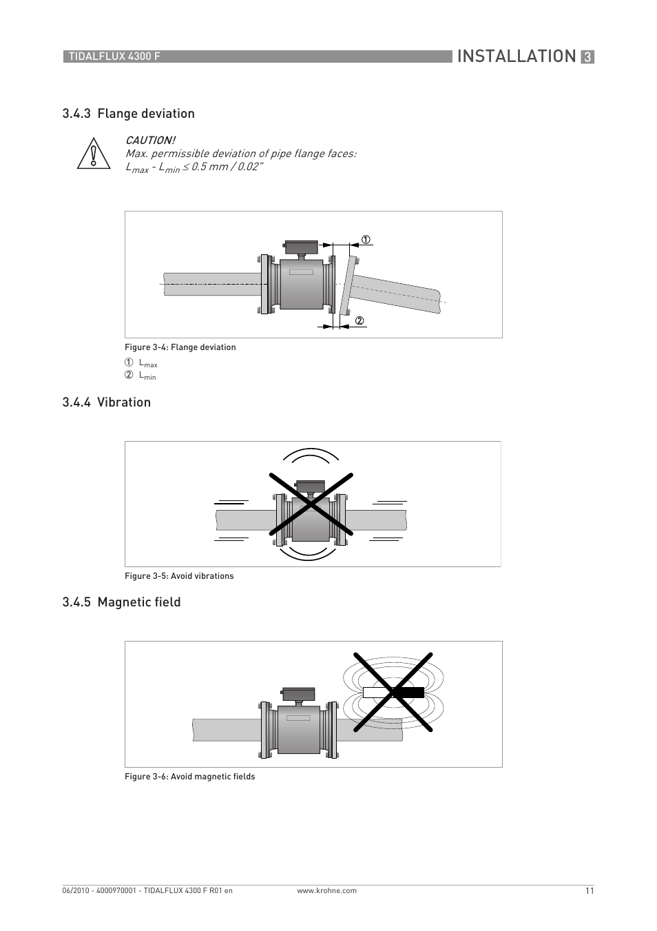 Installation | KROHNE TIDALFLUX 4300 F EN User Manual | Page 11 / 40