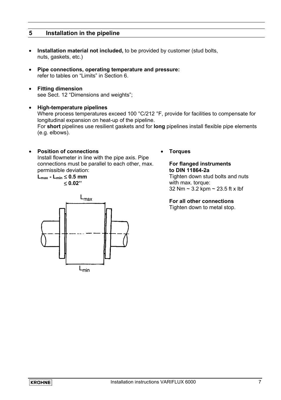 KROHNE VARIFLUX 6000 EN User Manual | Page 7 / 15