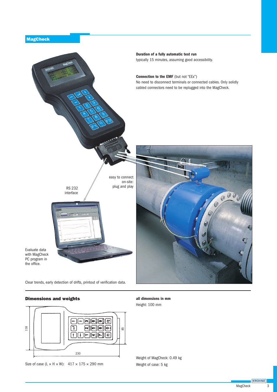 KROHNE MAGCHECK EN User Manual | Page 3 / 5