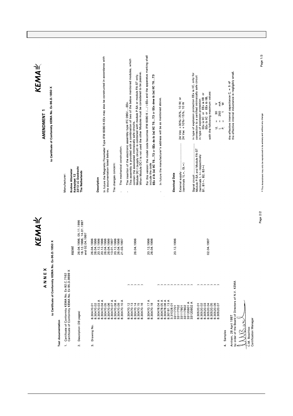 KROHNE ALTOFLUX IFM 6080 K EEx EN User Manual | Page 12 / 13