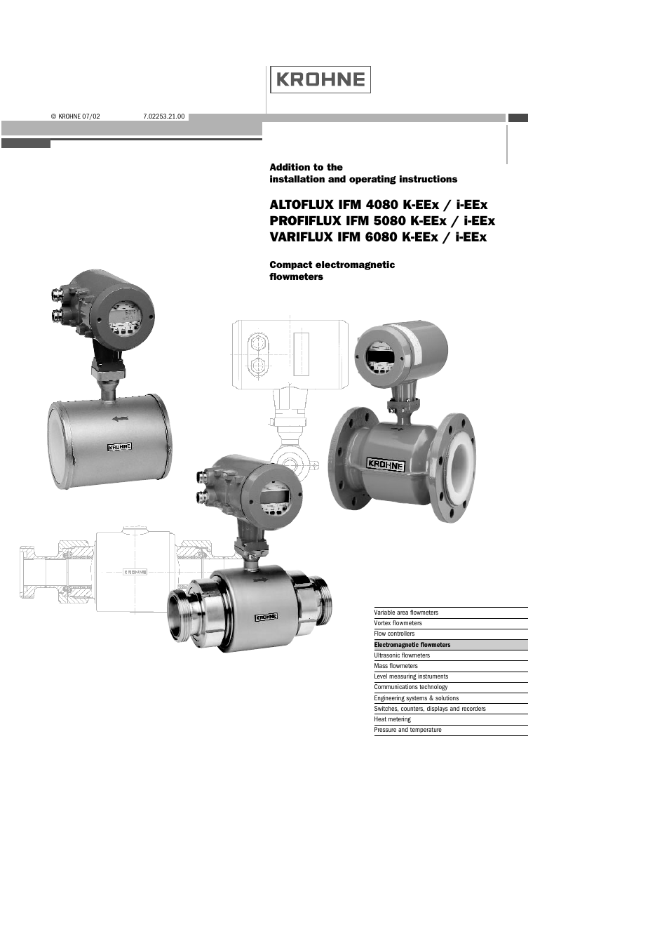 KROHNE ALTOFLUX IFM x080 K ATEX EN User Manual | 50 pages