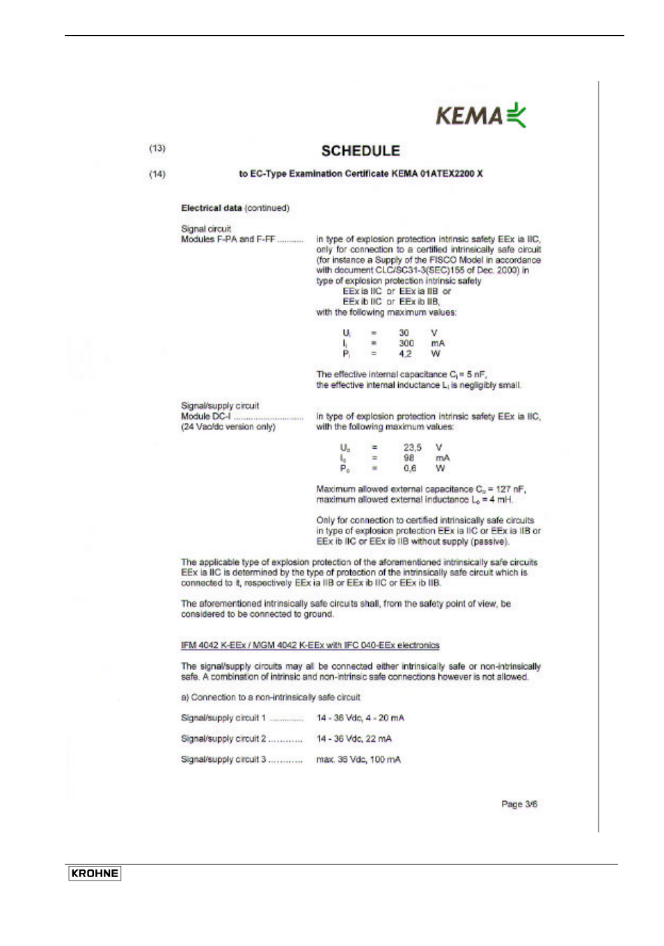 KROHNE ALTOFLUX IFM x080 K ATEX EN User Manual | Page 37 / 50