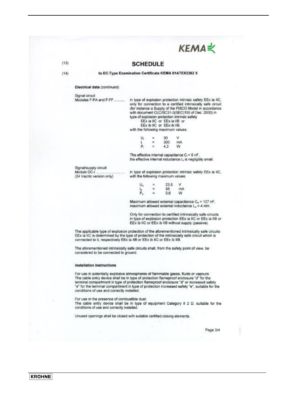 KROHNE ALTOFLUX IFM x080 K ATEX EN User Manual | Page 43 / 50