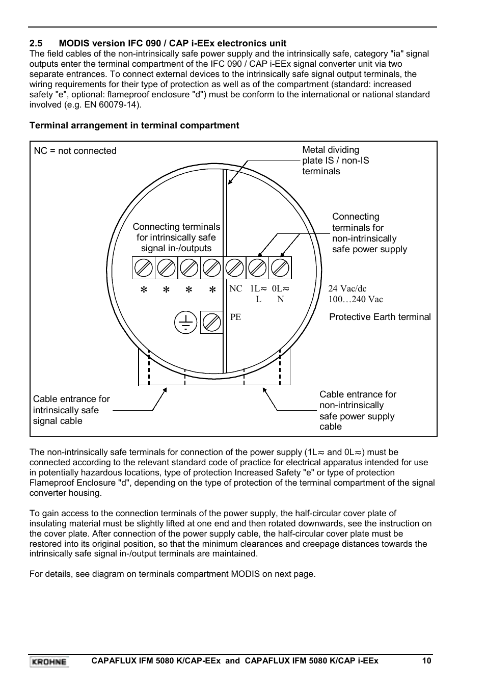 KROHNE CAPAFLUX EEx-ATEX EN User Manual | Page 10 / 30