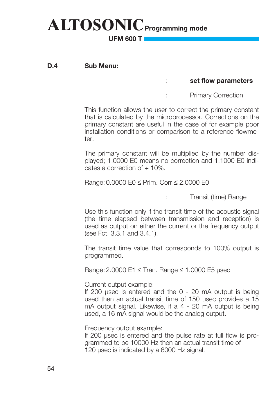 Altosonic | KROHNE UFM 600T EN User Manual | Page 57 / 93