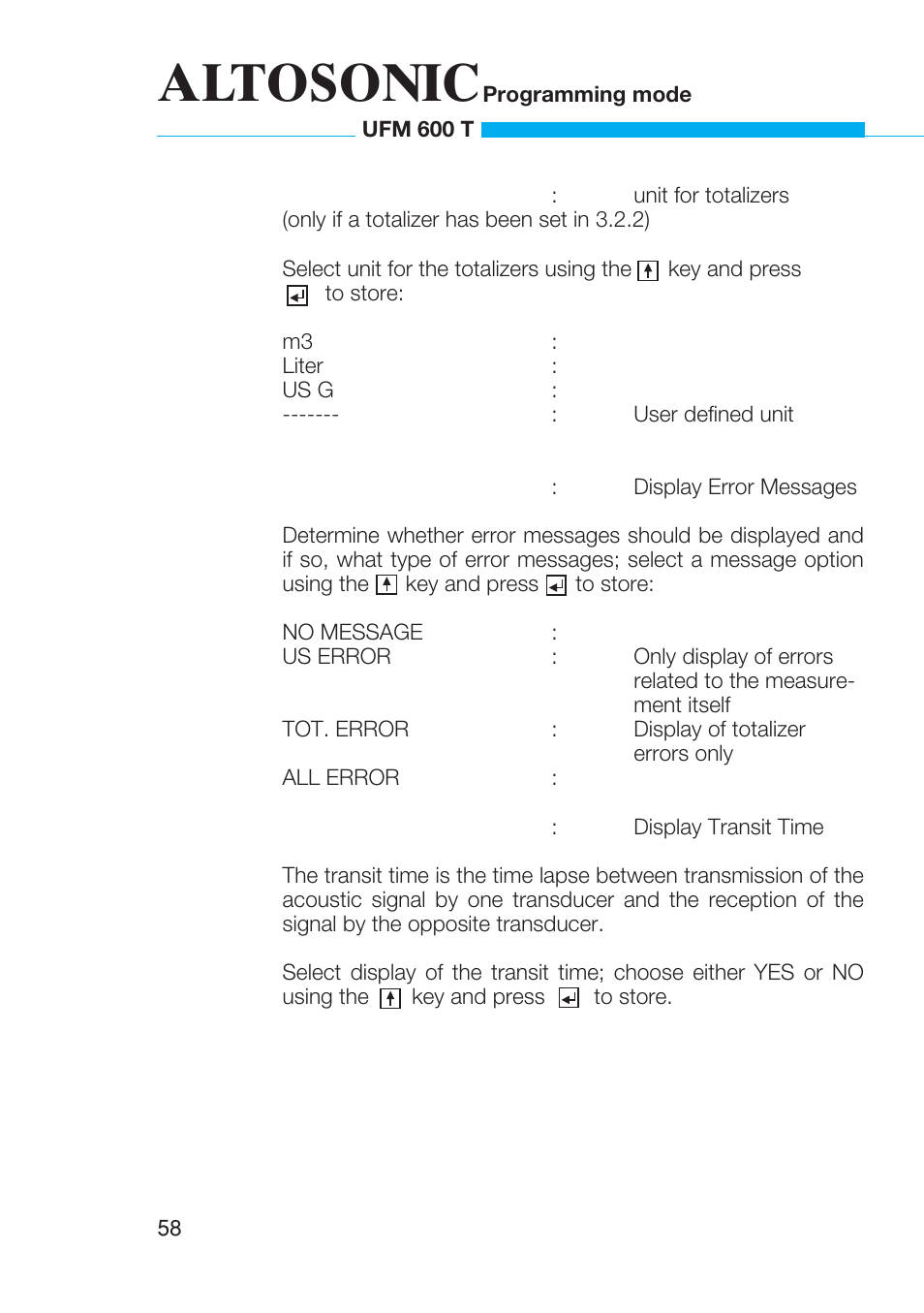 Altosonic | KROHNE UFM 600T EN User Manual | Page 61 / 93