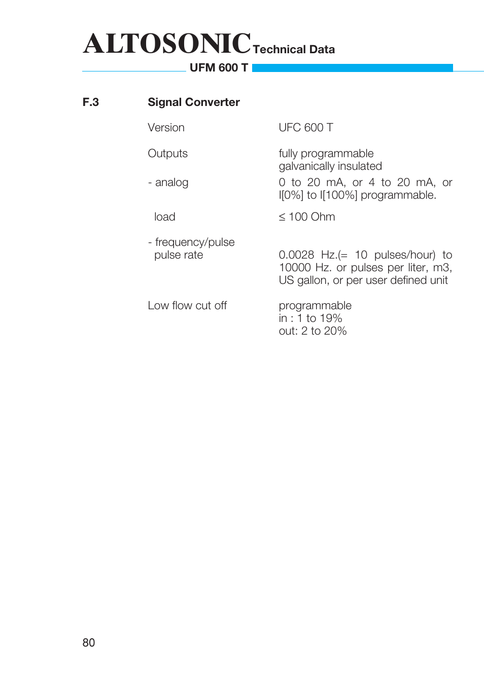 Altosonic | KROHNE UFM 600T EN User Manual | Page 83 / 93