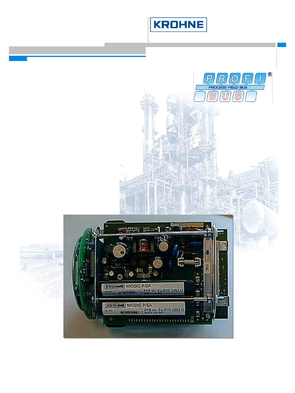 KROHNE CORIMASS MFC 85 Modis EN User Manual | 18 pages