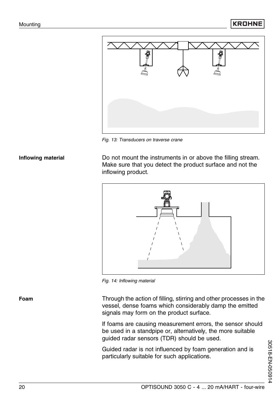KROHNE OPTISOUND 3050C 4wire EN User Manual | Page 20 / 52