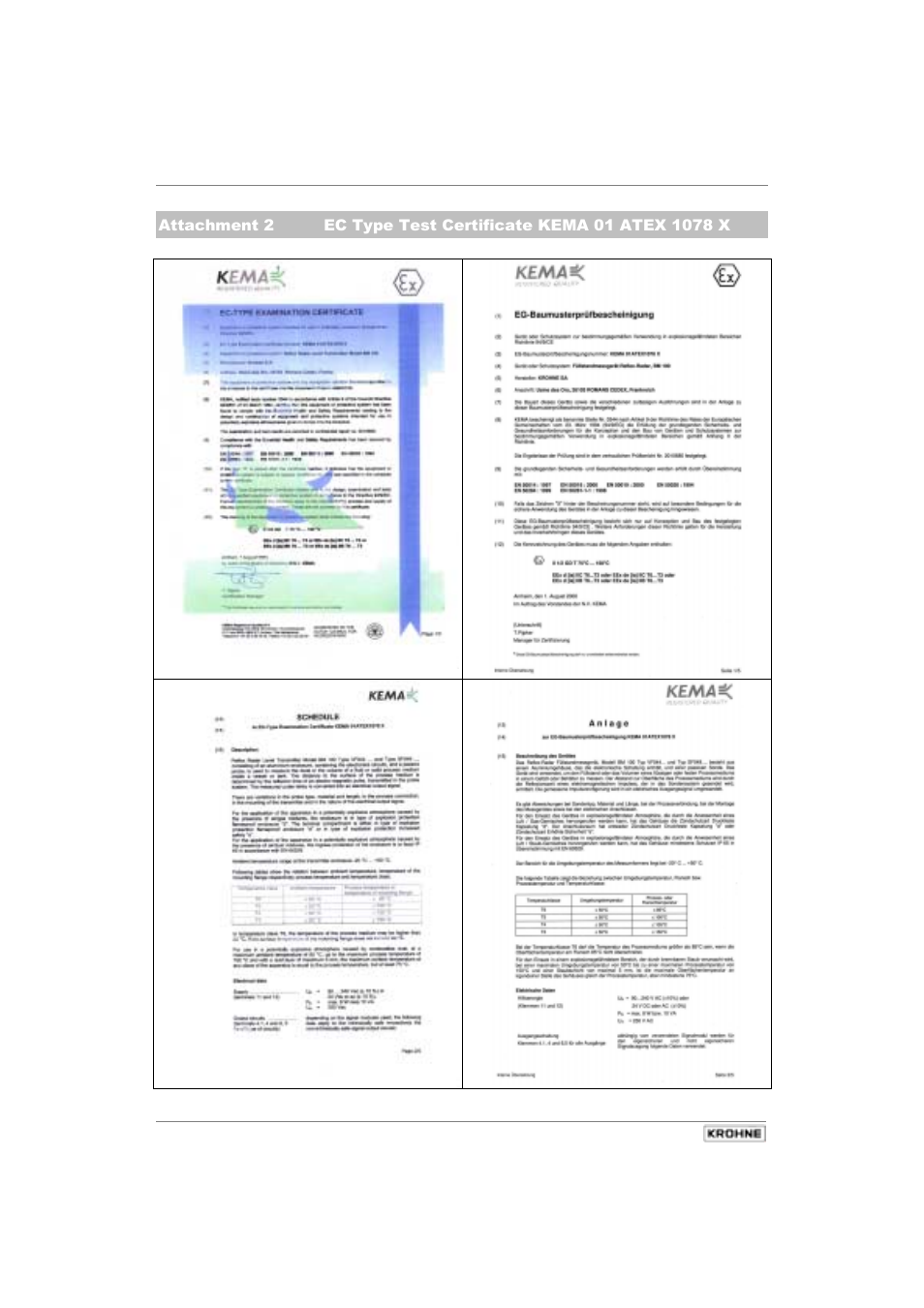 KROHNE BM 100A ATEX EN User Manual | Page 16 / 18