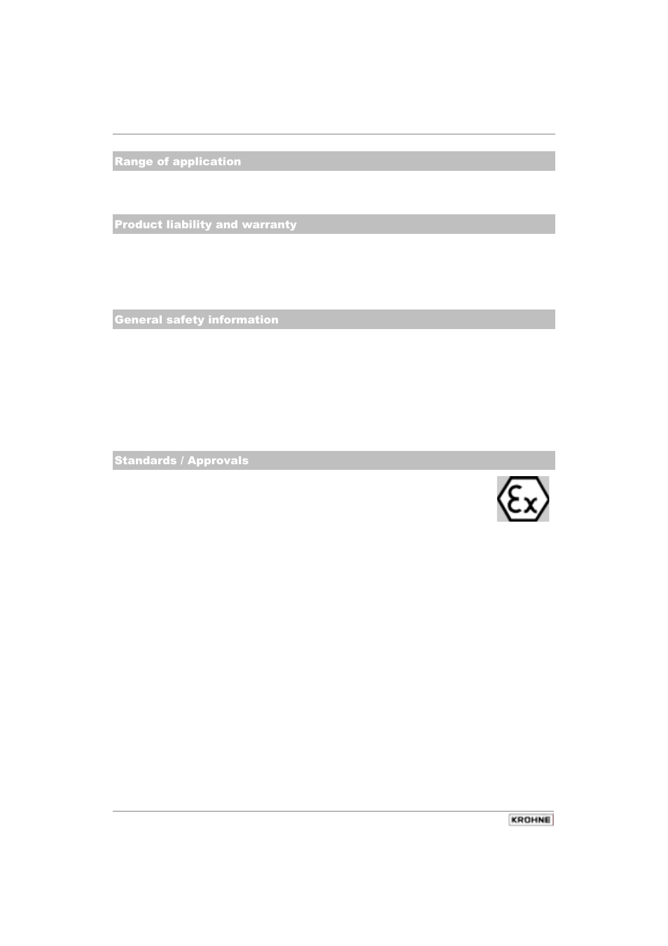 KROHNE BM 100A ATEX EN User Manual | Page 4 / 18