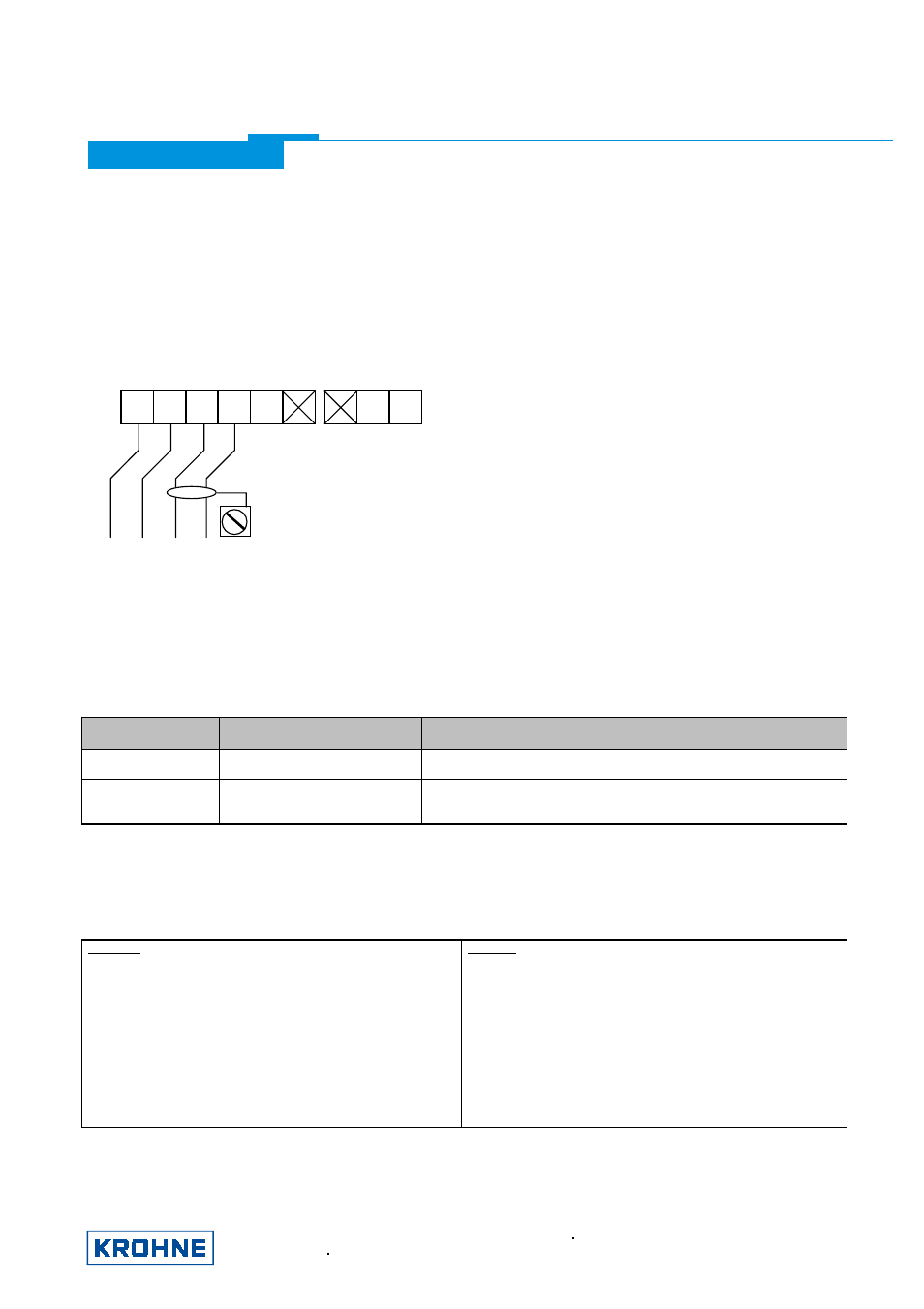 Menu settings for profibus-pa, Technical data, 4 profibus-pa connection | KROHNE BM 100A PROFIBUS PA EN User Manual | Page 7 / 7