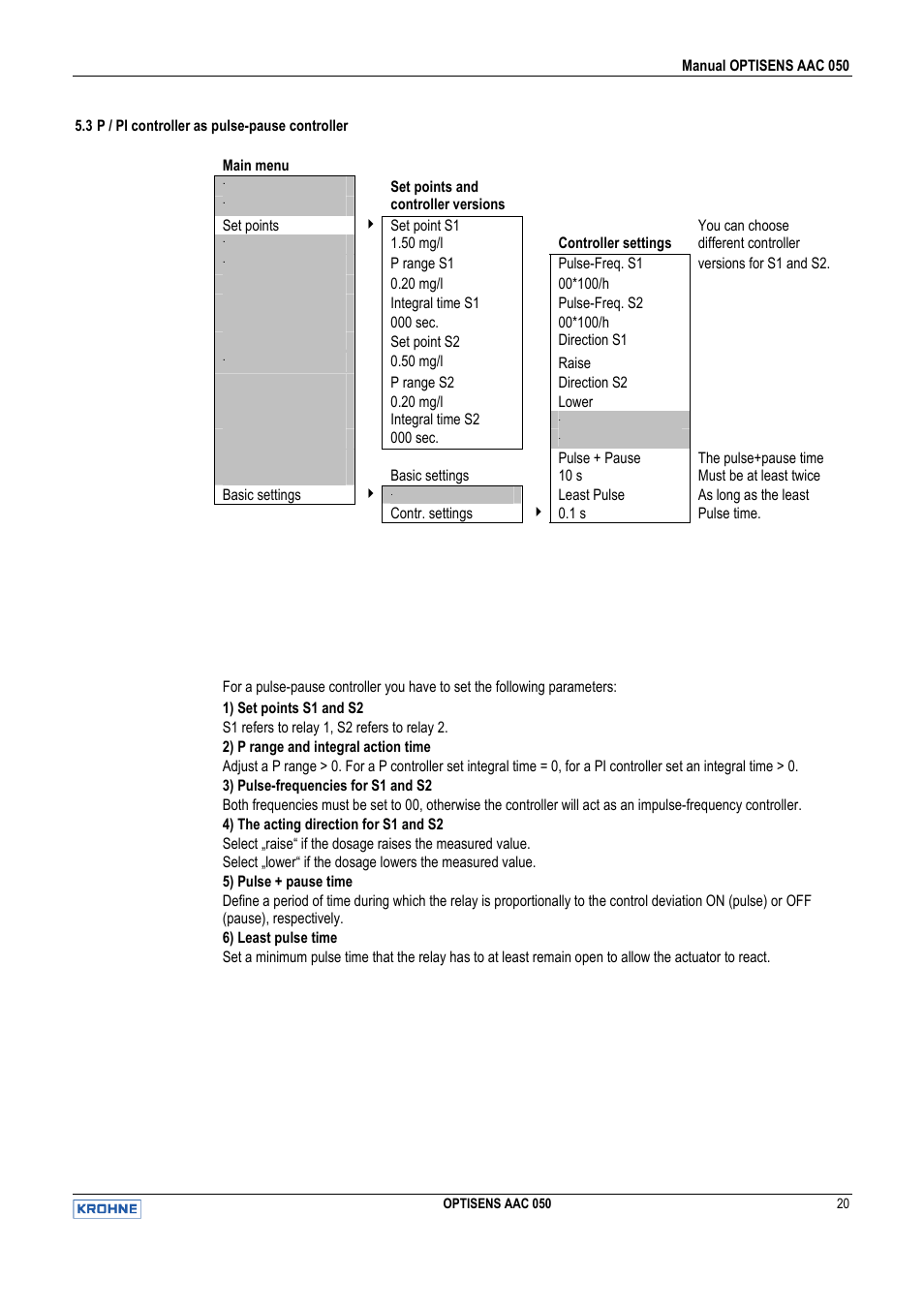 KROHNE OPTISENS AAC 050 EN User Manual | Page 20 / 32