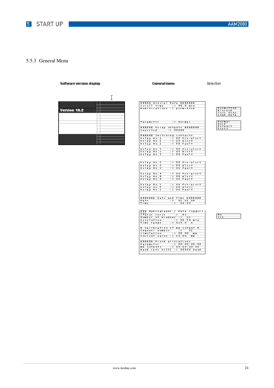 KROHNE OPTISENS PAM 2080 EN User Manual | Page 24 / 55