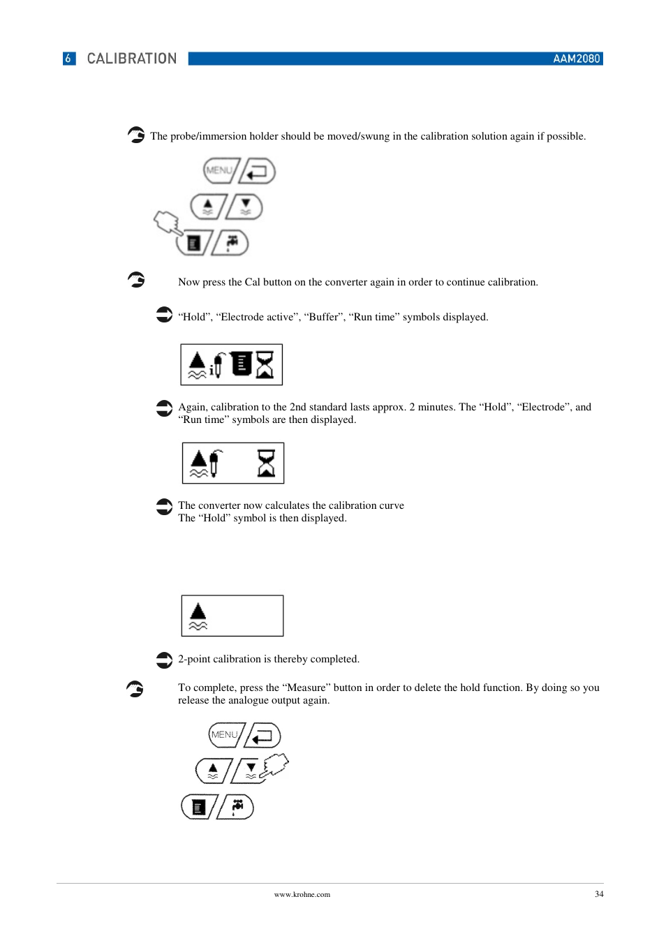 KROHNE OPTISENS PAM 2080 EN User Manual | Page 34 / 55